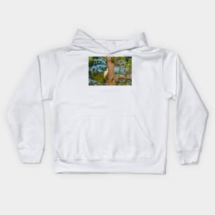 Great egret in North Carolina Kids Hoodie